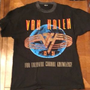 Van Halen 1991 Tour Shirt - Size Large